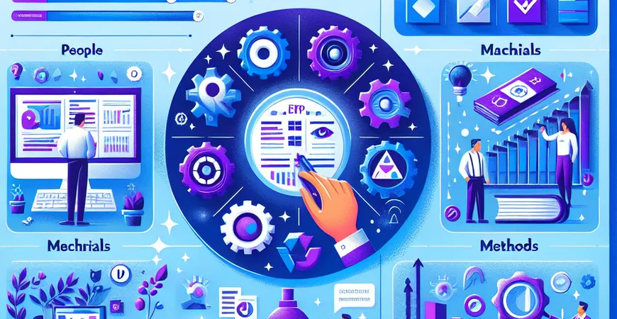  生产效率上不去？人、机、料、法、环用ERP协同的5个关键动作  